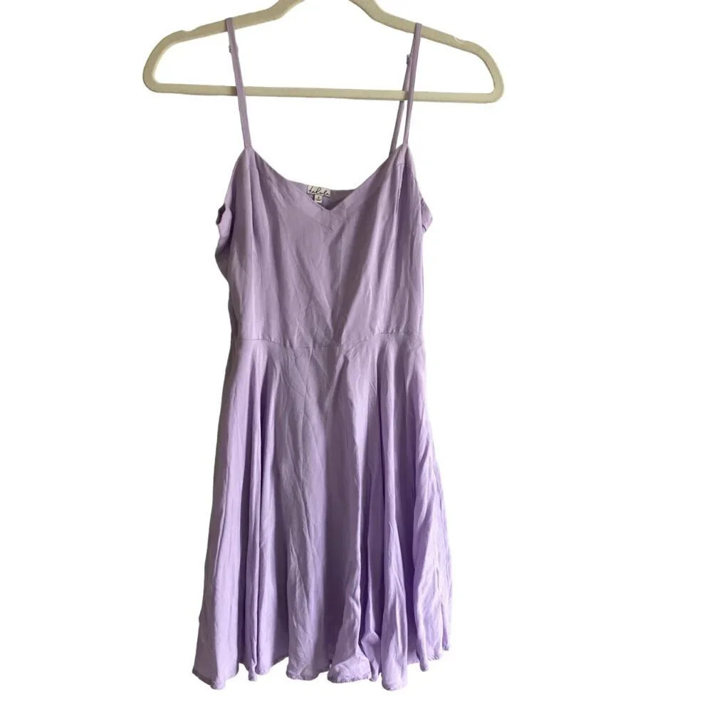 ARITZIA Talula Lipinski Lilac Purple Sweetheart Neckline Mini Dress Size 2